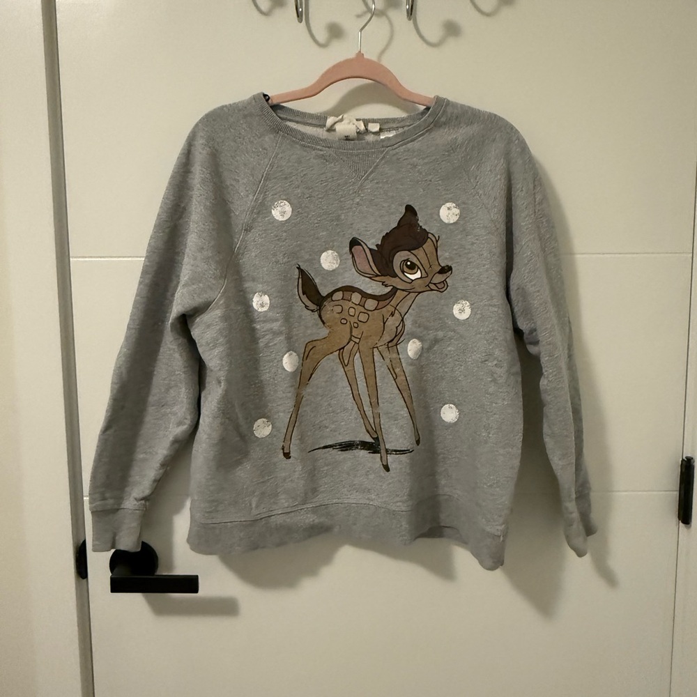 Disney Heather Gray Sweatshirt